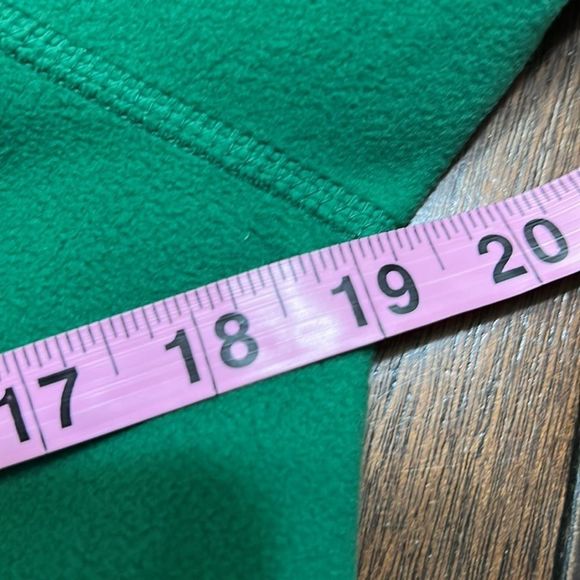 LL Bean Treeline Green Performance Fleece 1/4 Zip Sweatshirt Sz XS NWT - Picture 8 of 10